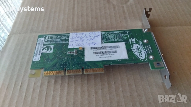 Видео карта ATi Rage128 Pro 32MB SDR 64bit AGP, снимка 8 - Видеокарти - 32031294