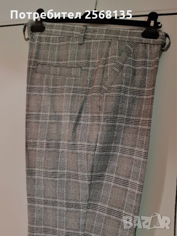 Панталон в Стилно Каре, елегантен-дължина 9/10! НОВ! №48, снимка 2 - Панталони - 27859672