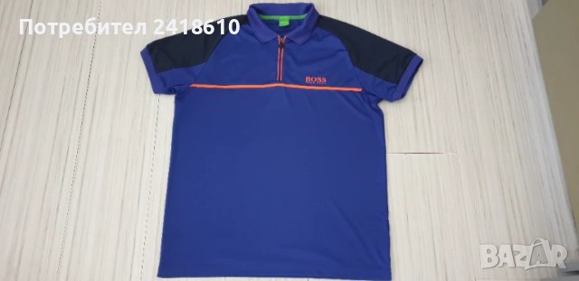 Hugo Boss 3/4 Zip Performance Stretch Mens Size L ОРИГИНАЛ! Мъжка Тениска!, снимка 11 - Тениски - 50876903