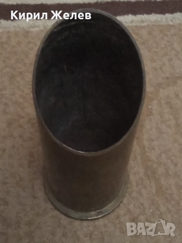 Месингова гилза за патрон 50621, снимка 3 - Антикварни и старинни предмети - 52124693