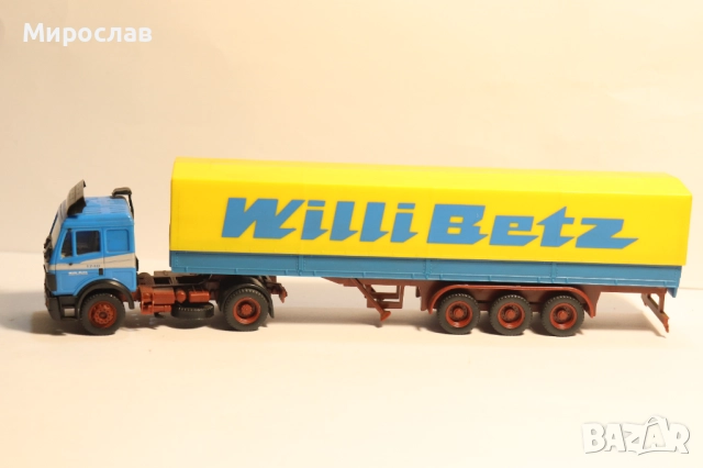 HERPA 1:87 H0 MERCEDES WILLI BETZ КАМИОМН МОДЕЛ КОЛИЧКА