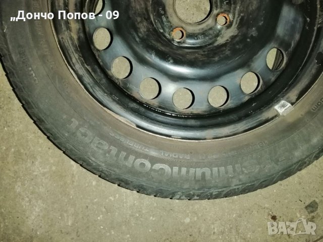 Продавам 4бр метални джанти с летни гуми Continental Premium Contact 185 /60R15 за Опел , снимка 3 - Гуми и джанти - 39088414