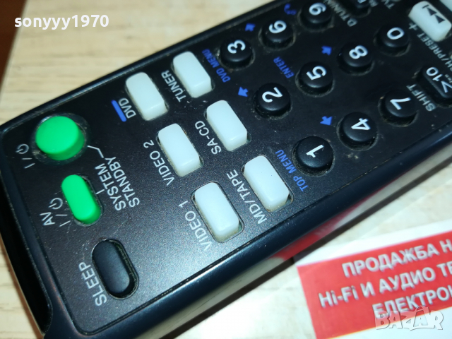 sony rm-u306b av system 2 remote-swiss 2304221721, снимка 11 - Ресийвъри, усилватели, смесителни пултове - 36545916