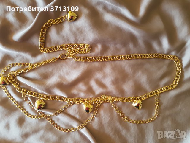 Нов дамски метален колан с мотиви, снимка 6 - Колани - 40619352