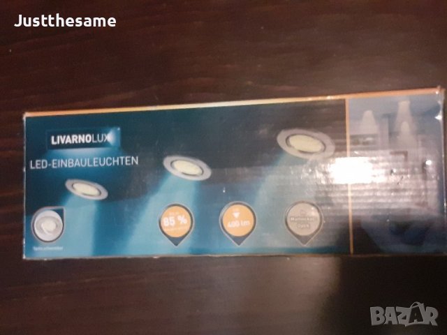 Комплект от 3 лунички лампи LED LIVARNO LUX, снимка 7 - Лед осветление - 43273666