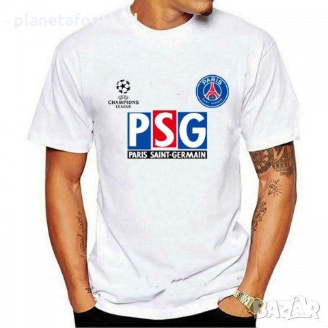 Фен тениска на PSG Шампионска Лига!Футболна тениска на ПСЖ с име и номер!Champions League!