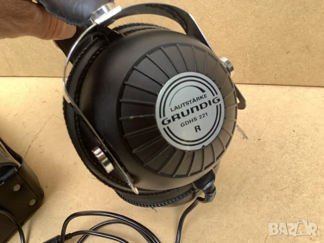 Grundig 221 HiFi слушалки Balance GDHS 221 Vintage оригинален калъф 