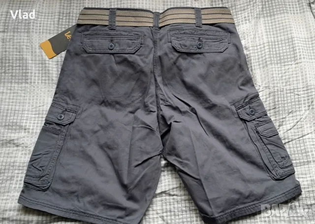 Мъжки къси карго панталони, снимка 6 - Къси панталони - 50021144