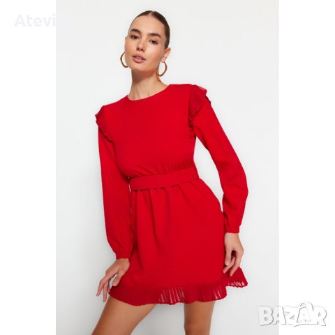 Дамска рокля Trendyol червена, снимка 5 - Рокли - 43818096