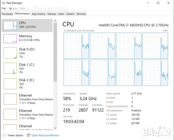 HP Zbook G3 Workstation - i7 - 8 cores, 32 GB RAM , снимка 2 - Лаптопи за работа - 43777018