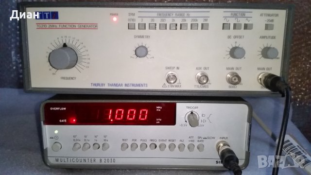 Функционален английски генератор TTI  TG-210, снимка 15 - Друга електроника - 43102683