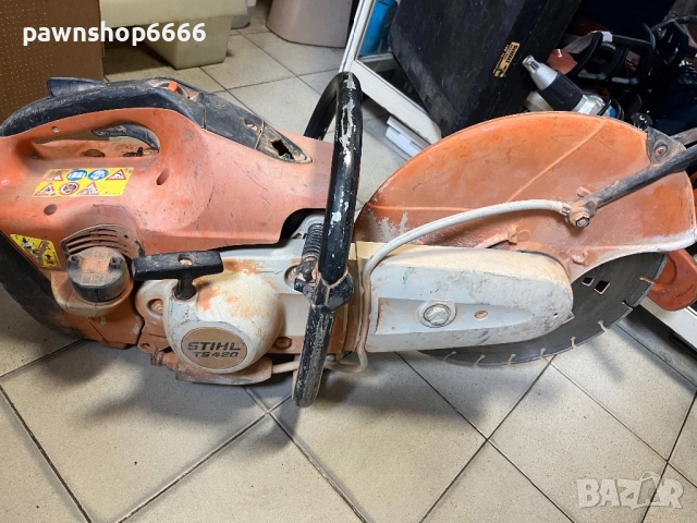Бензинов ъглошлайф STIHL TS 420 4.4 к.с., 3200 W, 350 мм, 2500 об./мин, снимка 8 - Други инструменти - 51492567