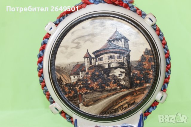 Стара порцеланова бъклица Княжество Лихтенщайн, снимка 6 - Колекции - 36620285