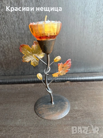 Красив свещник, снимка 2 - Декорация за дома - 53229938