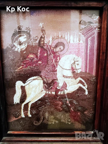 Гоблен Свети Георги, снимка 2 - Гоблени - 50992086