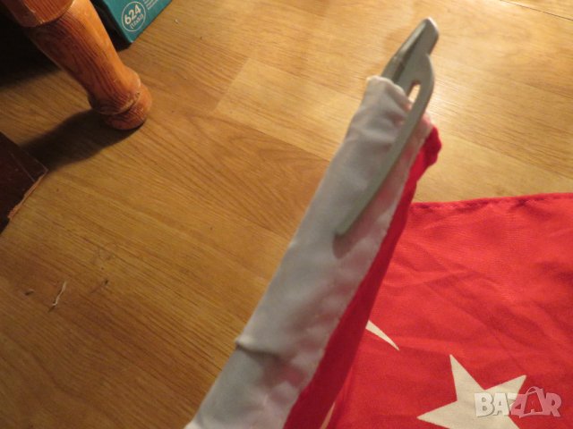 Турски флаг с полумесецът и звездата, турско знаме с щифт за закачане, снимка 3 - Други - 39409844