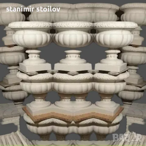 бетонни саксии, снимка 1