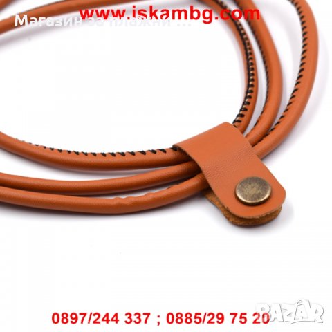 USB кабел за зареждане на смартфон с кожено покритие, снимка 3 - USB кабели - 28453178