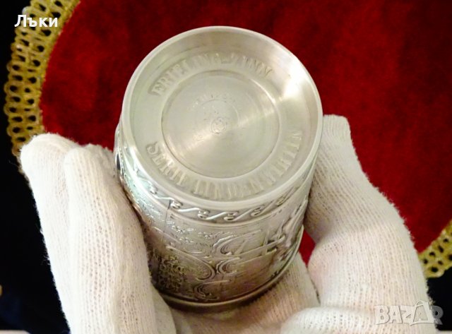 Чаша от калай серия Lindenwirtin. , снимка 6 - Антикварни и старинни предмети - 37417863