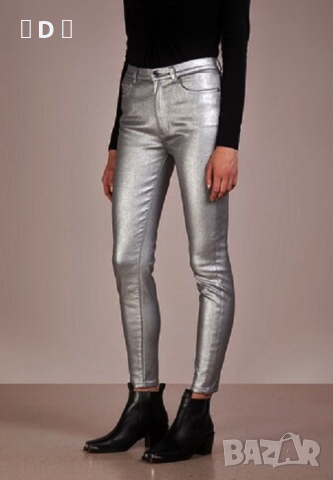 HUGO BOSS оригинални сребристи дънки НОВИ - М, снимка 7 - Дънки - 44852471