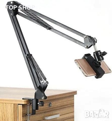 Нова Стойка регулируема за телефонна камера с 10-инчова пръстенова светлина за видеозапис телефон, снимка 7 - Друга електроника - 49532816