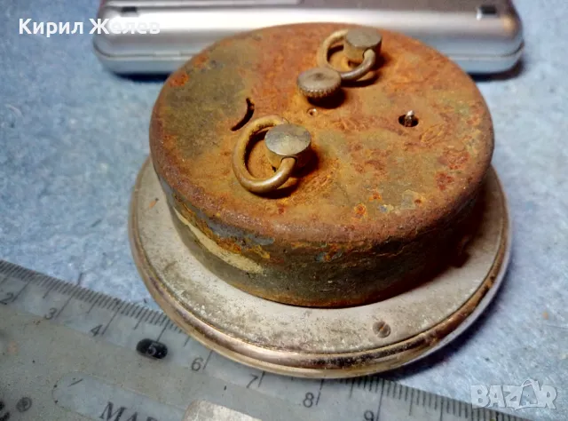 SLAVA 11 JEWELS MADE in USSR Стар КОЛЕКЦИОНЕРСКИ РУСКИ МЕХАНИЧЕН БУДИЛНИК СЛАВА 44033, снимка 3 - Антикварни и старинни предмети - 47695129