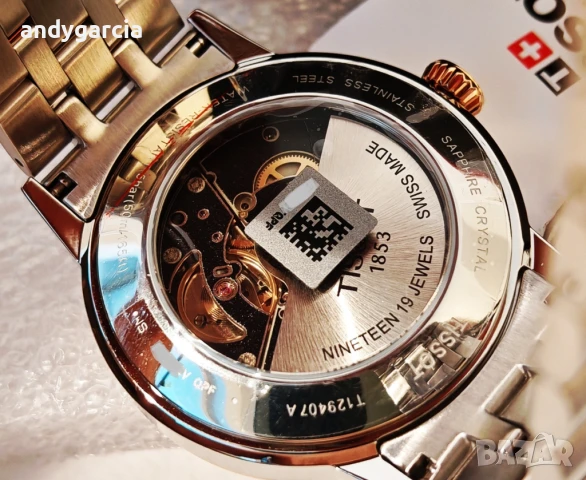 TISSOT CLASSIC DREAM SWISSMATIC T129.407.22.031.00 чисто нов часовник с 2 години гаранция, снимка 17 - Мъжки - 51119492
