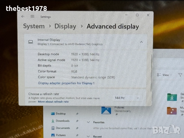 17.3 Nitro`Ryzen 7-5800H/RTX 3080/32GB RAM/1TB SSD/FHD IPS 144Hz, снимка 8 - Лаптопи за игри - 52096906