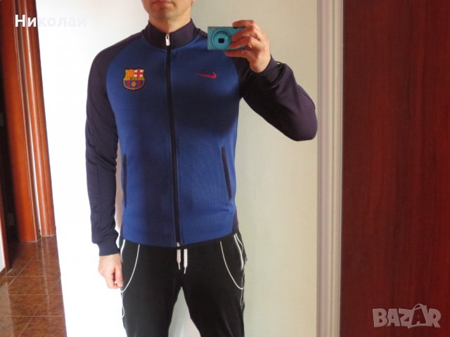 Nike FC Barcelona Authentic Track Jacket, снимка 9 - Спортни дрехи, екипи - 27916022