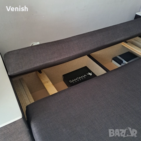 Голям разтегателен триместен диван , снимка 11 - Дивани и мека мебел - 52430332