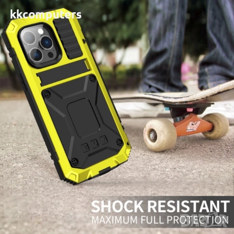 Apple iPhone 14 Pro Max R-JUST Удароустойчив/Водоустойчив Калъф и Протектор, снимка 8 - Калъфи, кейсове - 52704374