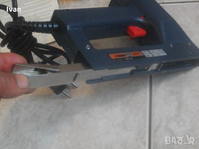 нов Немски Електрически Такер-Дърводелски-Комбиниран-8-14 мм-Meister, снимка 11 - Други инструменти - 33585014