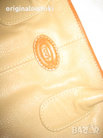 марка ТODS чанта Оригинална Естествена кожа марка ТODS чанта, снимка 13 - Чанти - 28036227