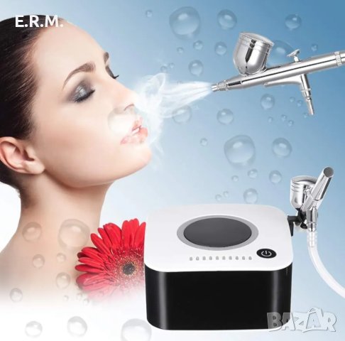 Аерограф Кислородна пръскачка  машина за овлажняване микро нано спрей за лице хидратиране на кожата