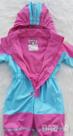 Гащеризон за дъжд с поларена подплата 9-12 месеца, снимка 2 - Бебешки гащеризони - 48359031