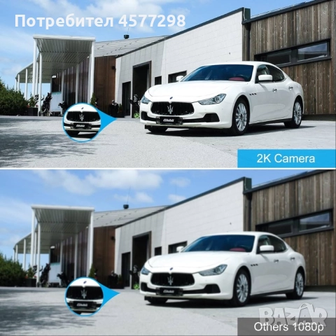 BEENOCAM 3MP 2K Външна безжична WiFi камера за видеонаблюдение с батерия, соларно захранвана камера , снимка 7 - Други - 52498279