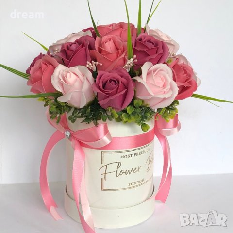 Кутия със сапунени рози, снимка 12 - Романтични подаръци - 35248273