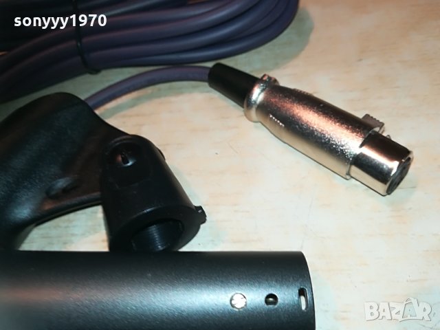 axman 75155 profi mic+кабел+държач-внос germany 1805211025, снимка 9 - Микрофони - 32914495