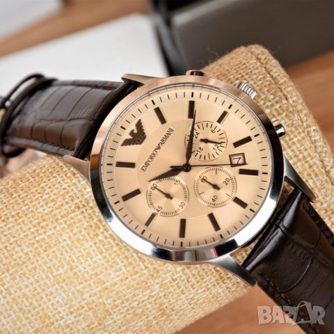 Мъжки часовник Emporio Armani AR2433 Renato Classic Black -50%, снимка 1 - Мъжки - 37793531