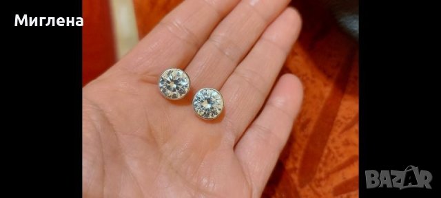 Сребърни обеци 925, снимка 2 - Обеци - 38796698