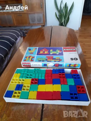 Стара детска игра Кубчета 50, снимка 2 - Други ценни предмети - 48897220