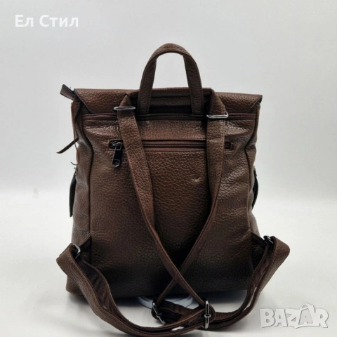 Дамска раница от еко к. с ресни – бохо стил, удобство и обем (36×30×16 см), снимка 8 - Раници - 53586055