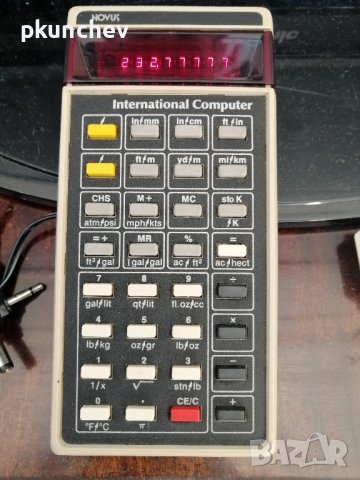 Ретро калкулатор NOVUS 6010, снимка 2 - Друга електроника - 44058461
