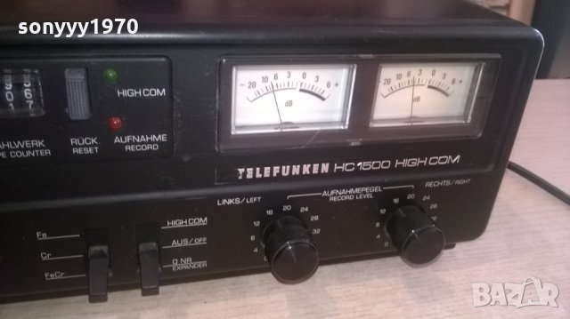TELEFUNKEN HC1500 HIGH COM-HIFI DECK-ВНОС ХОЛАНДИЯ, снимка 9 - Декове - 27790261