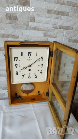 Стар стенен часовник - RICHMOND 8 days - Антика - 1975"г., снимка 7 - Антикварни и старинни предмети - 36571435