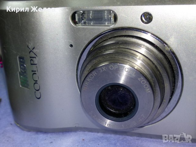 NIKON COOLPIX L16 NIKON CORP. JAPAN Стар КОЛЕКЦИОНЕРСКИ ДИГИТАЛЕН ФОТОАПАРАТ НИКОН 26089, снимка 2 - Фотоапарати - 43506376