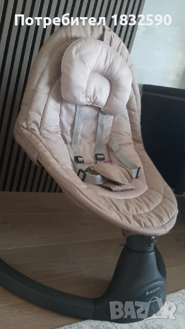  Електрическа люлка-шезлонг KIKKA BOO CODIE BEIGE, снимка 3 - Детски шезлонги - 51092090