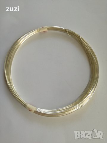 Сребърна тел  ф 0,70 мм - 999 сребро, снимка 1