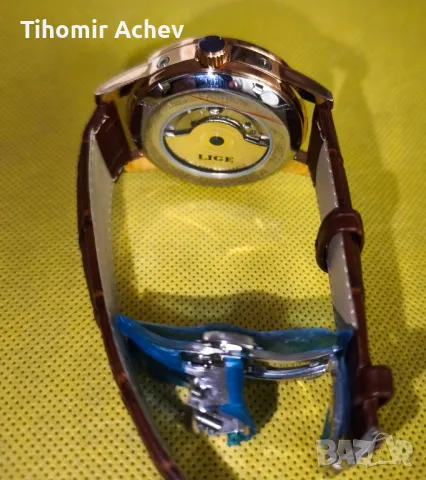 Продавам мъжки автоматичен часовник нов, снимка 3 - Мъжки - 48962692