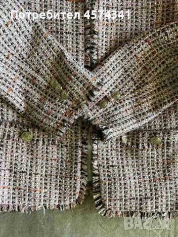 Стилно розово сако букле H&M, снимка 3 - Сака - 51474413